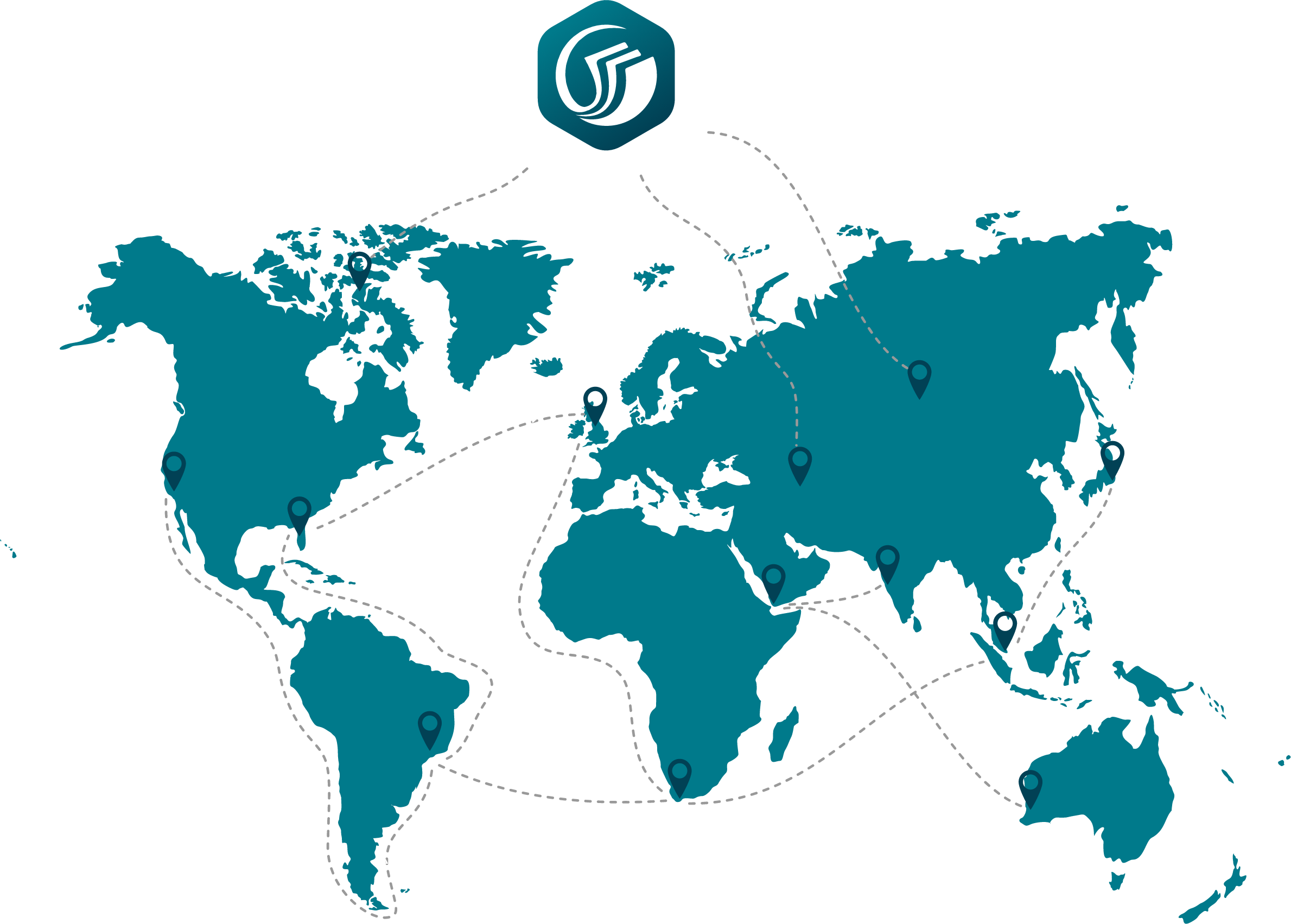 PODWW Worldwide distribution